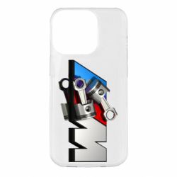 Чехол для iPhone 14 Pro Logo BMW  3 - PrintSalon