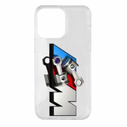 Чехол для iPhone 14 Pro Max Logo BMW  3 - PrintSalon