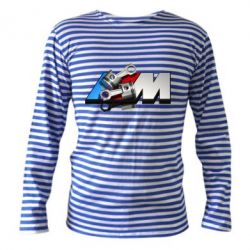 Тельняшка с длинным рукавом Logo BMW  3 - PrintSalon