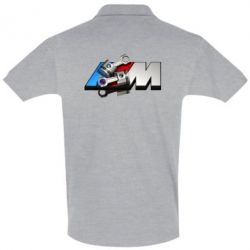 Мужское поло Logo BMW  3 - PrintSalon