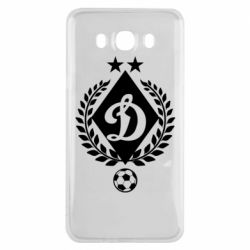Чехол для Samsung J7 2016 Лого Динамо с колосками