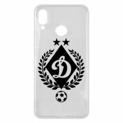 Чехол для Huawei P Smart Plus 2018 Лого Динамо с колосками