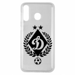 Чехол для Samsung M30 Лого Динамо с колосками - PrintSalon