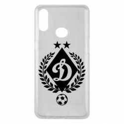 Чехол для Samsung A10s Лого Динамо с колосками - PrintSalon