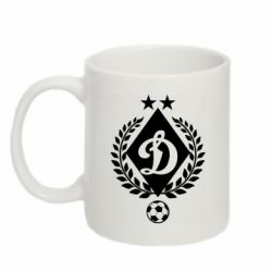 Чашка 320ml Лого Динамо с колосками - PrintSalon