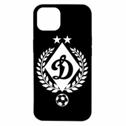 Чехол для iPhone 14 Лого Динамо с колосками - PrintSalon