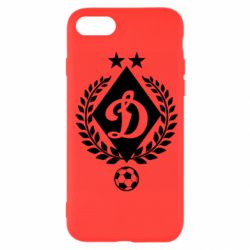Чохол для iPhone 7 Лого Динамо з колосками-PrintSalon Чохол для iPhone 7 Лого Динамо з колосками