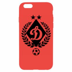 Чехол для iPhone 6/6S Лого Динамо с колосками - PrintSalon