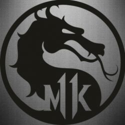 Наклейка Logo Mortal Kombat 11 - PrintSalon