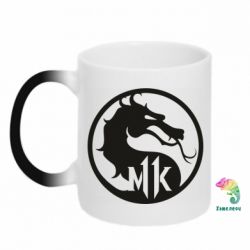Чашка-хамелеон Logo Mortal Kombat 11 - PrintSalon