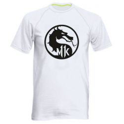 Чоловіча футболка для спорту Logo Mortal Kombat 11 - PrintSalon