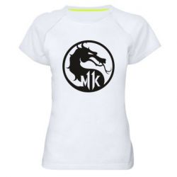 Жіноча футболка для спорту Logo Mortal Kombat 11 - PrintSalon