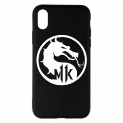 Чохол для iPhone X/Xs Logo Mortal Kombat 11 - PrintSalon