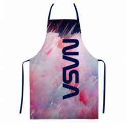 Фартух з 3D принтом Logo Nasa and space - PrintSalon