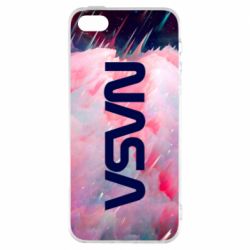 Чохол для iphone 5/5S/SE Logo Nasa and space - PrintSalon