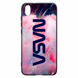 Чохол для Xiaomi Redmi 7A Logo Nasa and space - PrintSalon