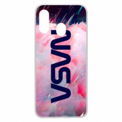 Чохол для Samsung A40 Logo Nasa and space - PrintSalon
