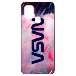 Чохол для Samsung A21s Logo Nasa and space - PrintSalon