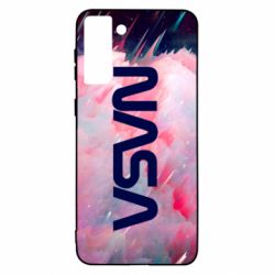Чохол для Samsung S21+ Logo Nasa and space - PrintSalon