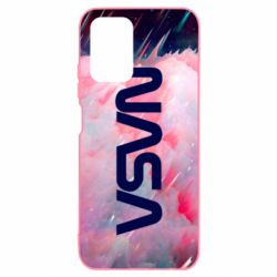 Чохол для Xiaomi Redmi Note 10 Logo Nasa and space - PrintSalon