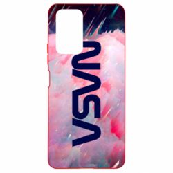 Чохол для Xiaomi Redmi Note 10 Pro Logo Nasa and space - PrintSalon