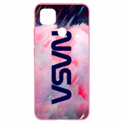 Чохол для Xiaomi Redmi 9c Logo Nasa and space - PrintSalon