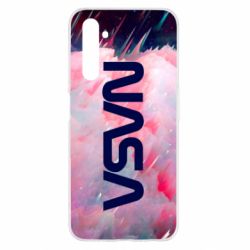 Чохол для Realme 6 Logo Nasa and space - PrintSalon