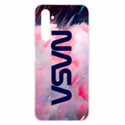 Чохол для Realme 6 Pro Logo Nasa and space - PrintSalon