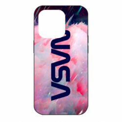 Чохол для iPhone 14 Pro Logo Nasa and space - PrintSalon