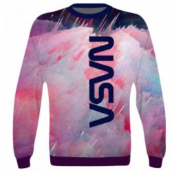 3D світшот Logo Nasa and space - PrintSalon