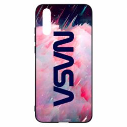 Чохол для Huawei P20 Logo Nasa and space - PrintSalon