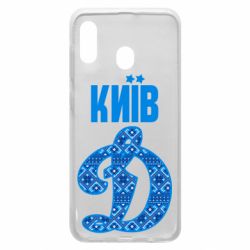 Чехол для Samsung A20 Лого с узором