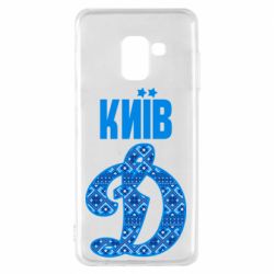 Чехол для Samsung A8 2018 Лого с узором