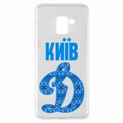 Чехол для Samsung A8+ 2018 Лого с узором