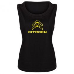 Женская майка Логотип Citroen - PrintSalon