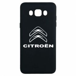 Чехол для Samsung J7 2016 Логотип Citroen