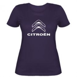 Женская футболка Логотип Citroen - PrintSalon