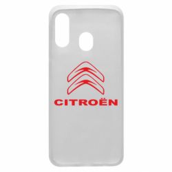 Чехол для Samsung A40 Логотип Citroen - PrintSalon
