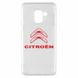 Чехол для Samsung A8 2018 Логотип Citroen - PrintSalon