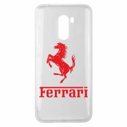 Чехол для Xiaomi Pocophone F1 логотип Ferrari - PrintSalon
