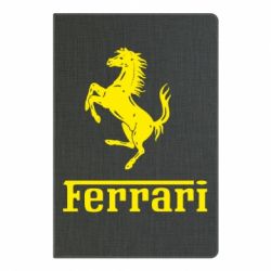 Блокнот с принто логотип Ferrari - PrintSalon