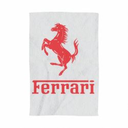 Полотенце с принтом логотип Ferrari - PrintSalon
