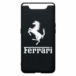 Чехол для Samsung A80 логотип Ferrari - PrintSalon