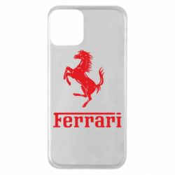Чехол для iPhone 11 логотип Ferrari - PrintSalon