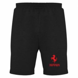 Мужские шорты логотип Ferrari - PrintSalon
