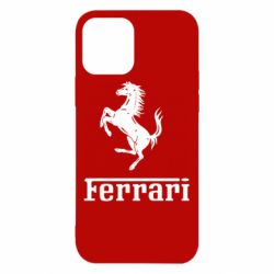 Чехол для iPhone 12 Pro логотип Ferrari - PrintSalon