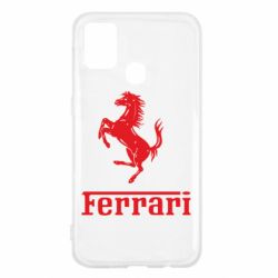 Чехол для Samsung M31 логотип Ferrari - PrintSalon