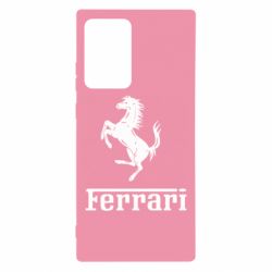 Чехол для Samsung Note 20 Ultra логотип Ferrari - PrintSalon