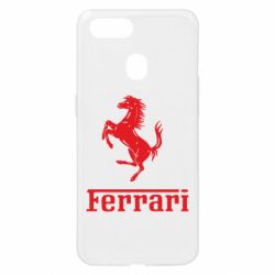 Чехол для Oppo A5s/A12 логотип Ferrari - PrintSalon