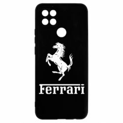 Чехол для Oppo A15s/A15 логотип Ferrari - PrintSalon